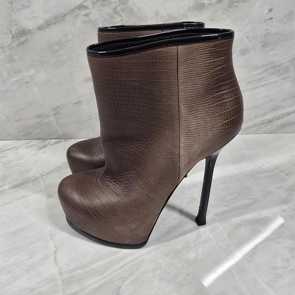 Yves Saint Laurent High Heel Booties - Picture 8 of 13